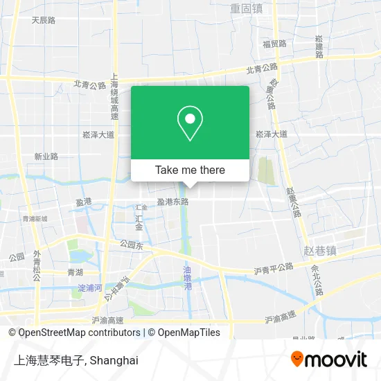 上海慧琴电子 map