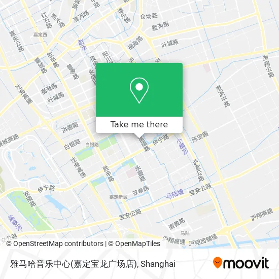 雅马哈音乐中心(嘉定宝龙广场店) map