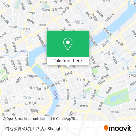 蜀地源冒菜(乳山路店) map