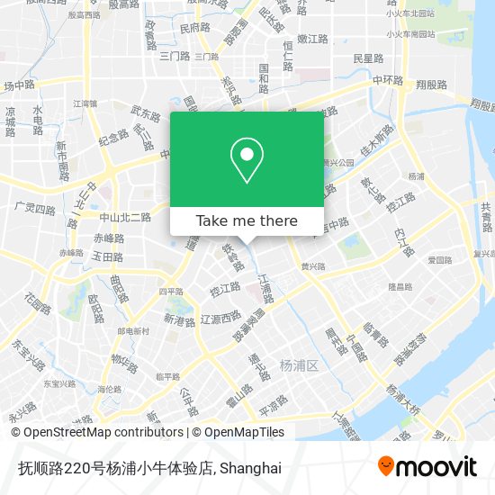 抚顺路220号杨浦小牛体验店 map