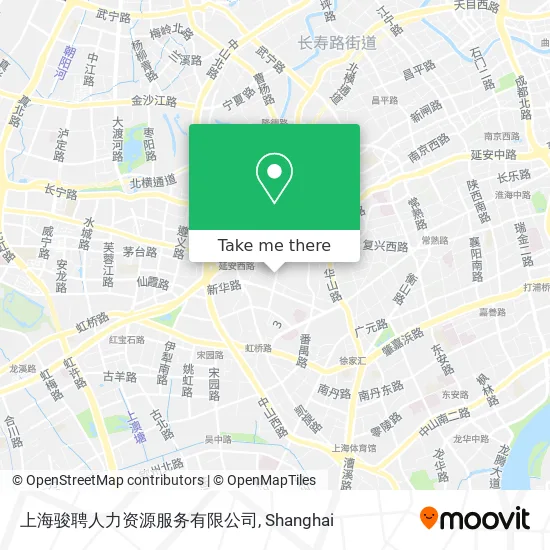 上海骏聘人力资源服务有限公司 map