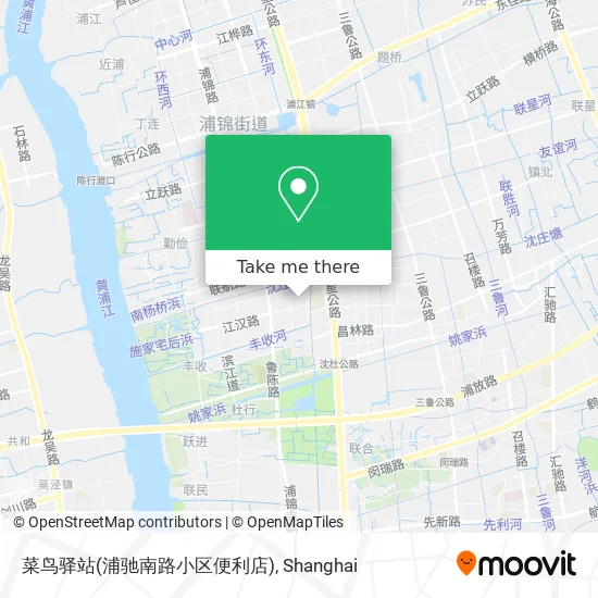 菜鸟驿站(浦驰南路小区便利店) map