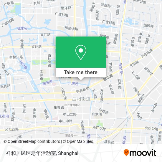 祥和居民区老年活动室 map
