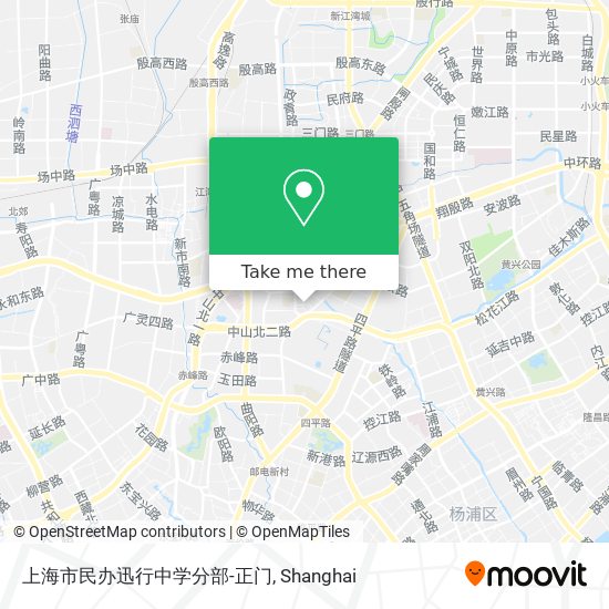 上海市民办迅行中学分部-正门 map