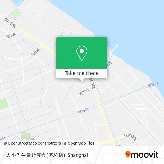 大小先生量贩零食(盛桥店) map