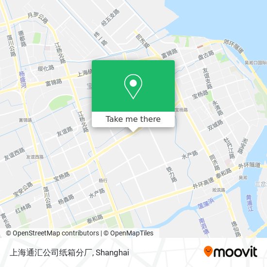 上海通汇公司纸箱分厂 map