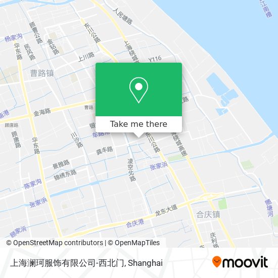 上海澜珂服饰有限公司-西北门 map