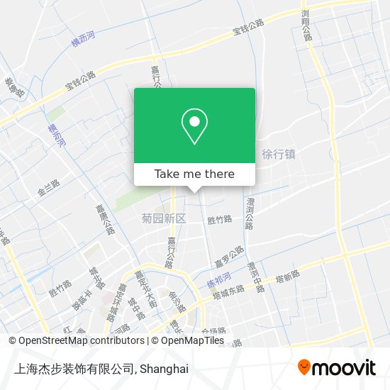 上海杰步装饰有限公司 map