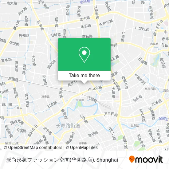 派尚形象ファッション空間(华阴路店) map