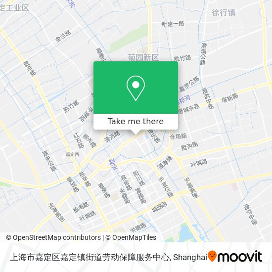 上海市嘉定区嘉定镇街道劳动保障服务中心 map