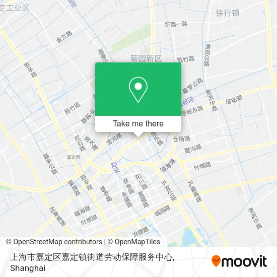 上海市嘉定区嘉定镇街道劳动保障服务中心 map