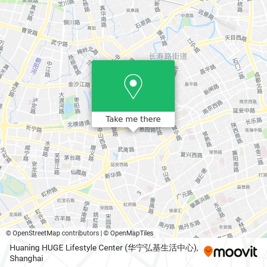 Huaning HUGE Lifestyle Center (华宁弘基生活中心) map