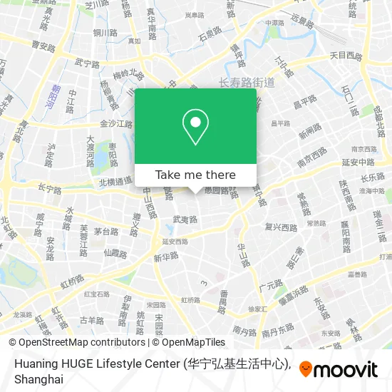 Huaning HUGE Lifestyle Center (华宁弘基生活中心) map