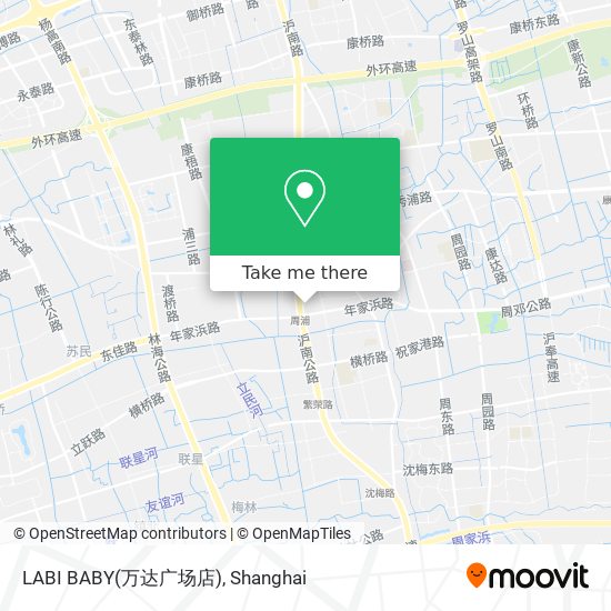 LABI BABY(万达广场店) map