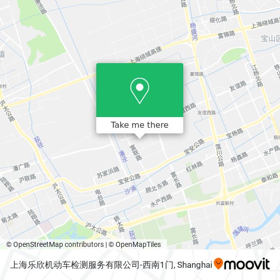 上海乐欣机动车检测服务有限公司-西南1门 map