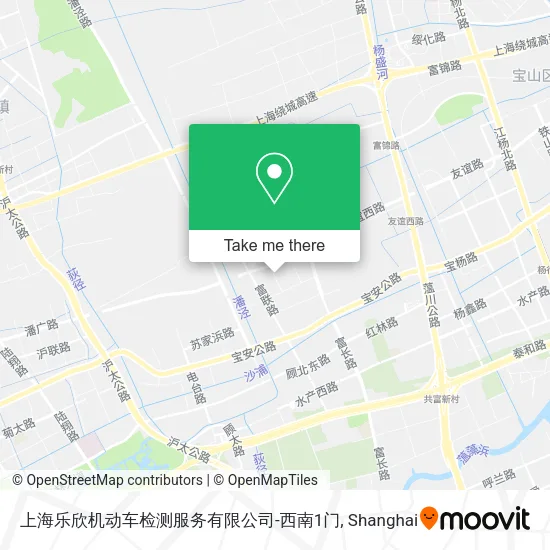 上海乐欣机动车检测服务有限公司-西南1门 map