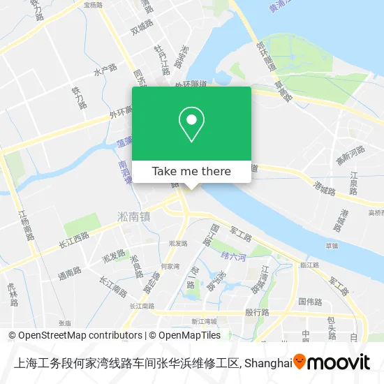 上海工务段何家湾线路车间张华浜维修工区 map