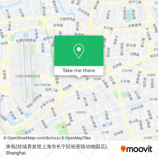 来电(丝域养发馆上海市长宁区哈密路动物园店) map