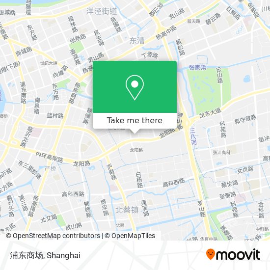 浦东商场 map