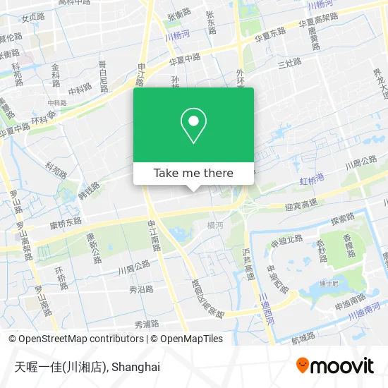 天喔一佳(川湘店) map