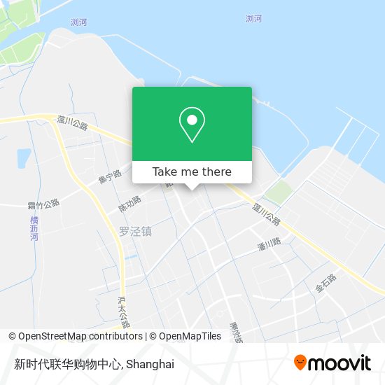 新时代联华购物中心 map