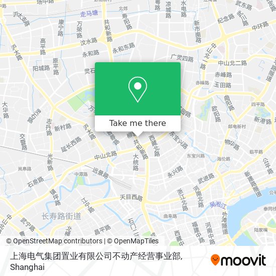 上海电气集团置业有限公司不动产经营事业部 map