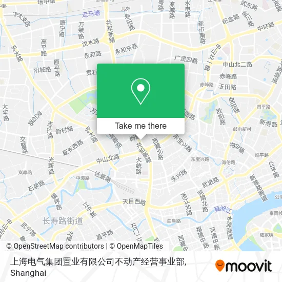 上海电气集团置业有限公司不动产经营事业部 map