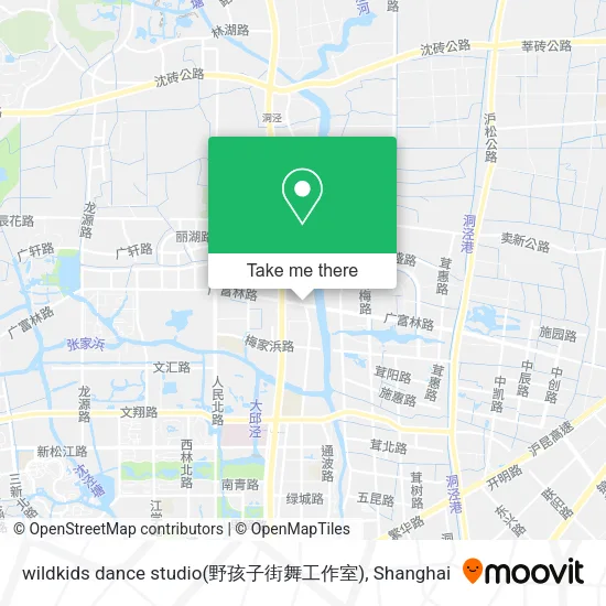 wildkids dance studio(野孩子街舞工作室) map