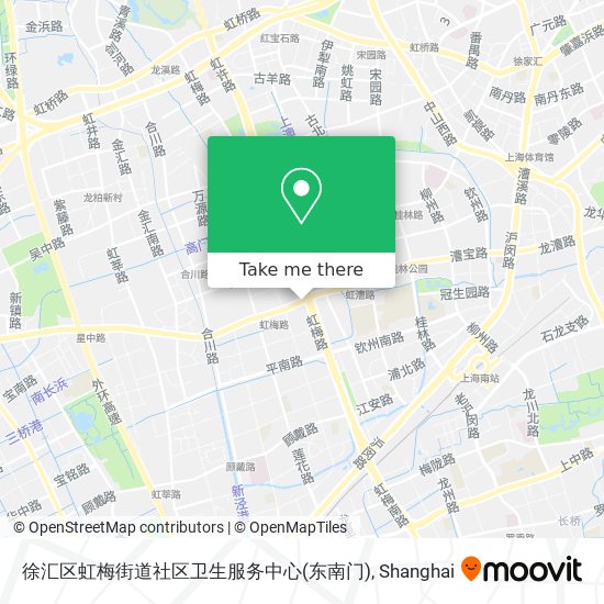 徐汇区虹梅街道社区卫生服务中心(东南门) map