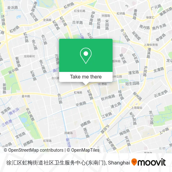 徐汇区虹梅街道社区卫生服务中心(东南门) map