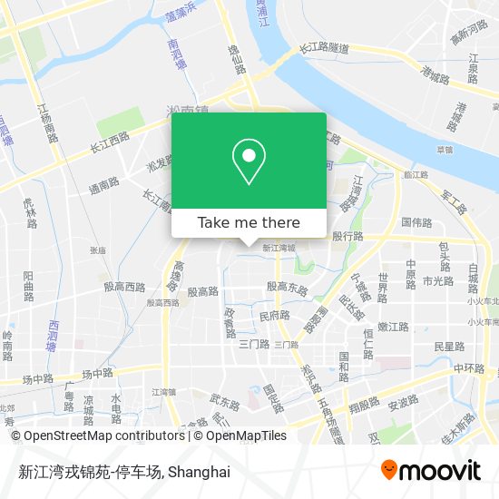 新江湾戎锦苑-停车场 map