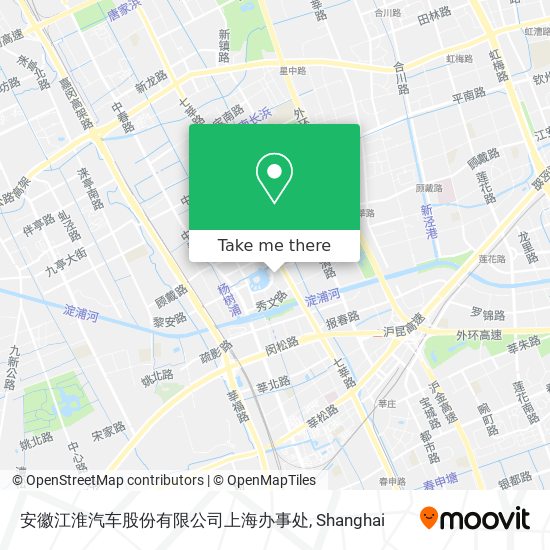 安徽江淮汽车股份有限公司上海办事处 map