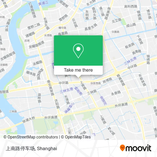 上南路停车场 map