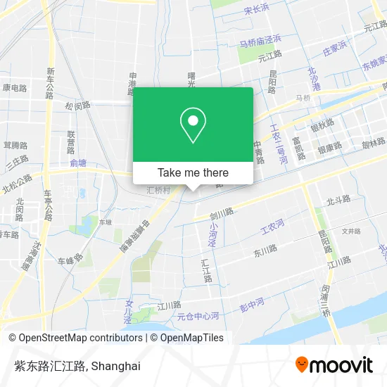 紫东路汇江路 map