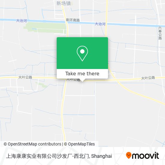 上海康康实业有限公司沙发厂-西北门 map