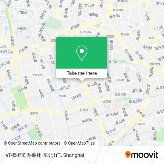 虹梅街道办事处-东北1门 map