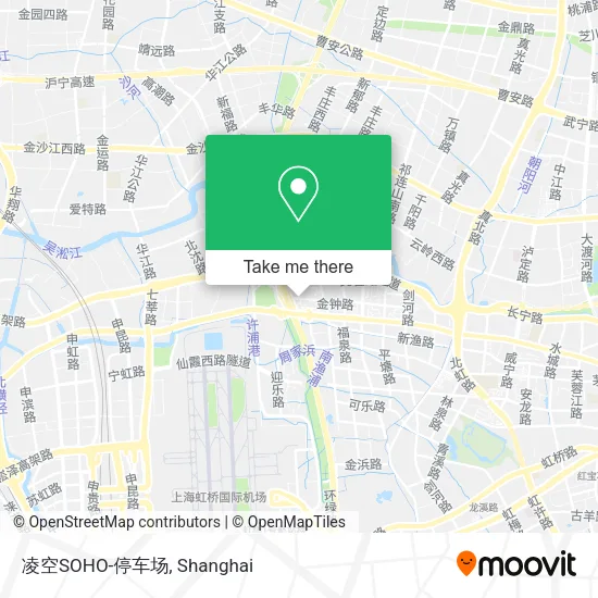 凌空SOHO-停车场 map