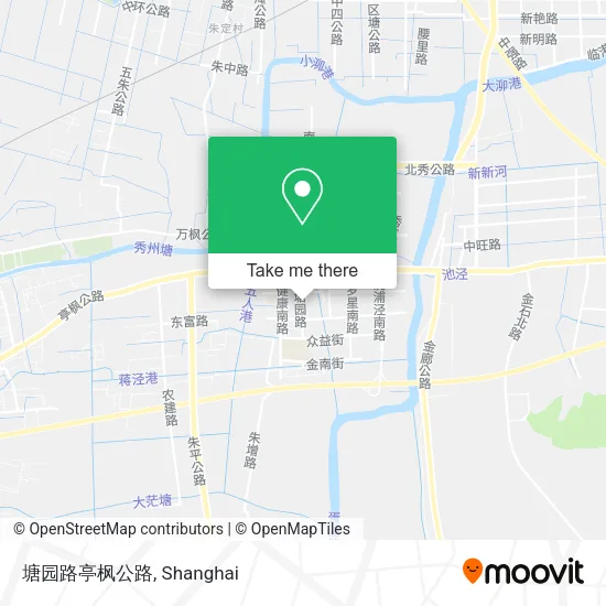塘园路亭枫公路 map