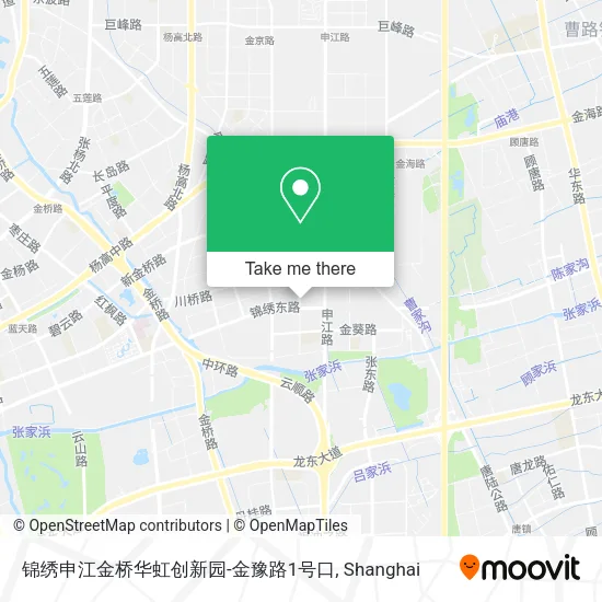 锦绣申江金桥华虹创新园-金豫路1号口 map