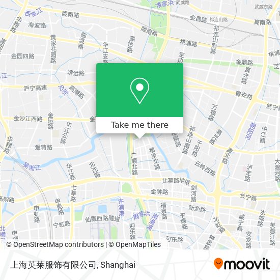 上海英莱服饰有限公司 map