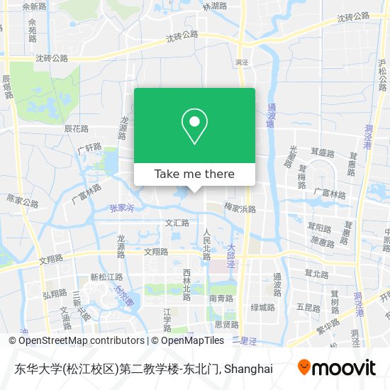 东华大学(松江校区)第二教学楼-东北门 map