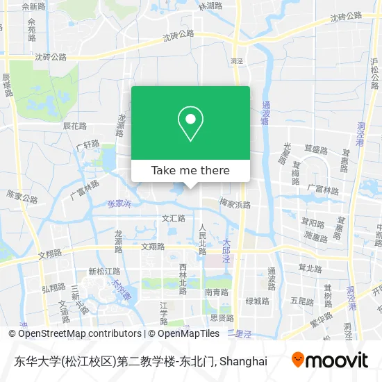 东华大学(松江校区)第二教学楼-东北门 map