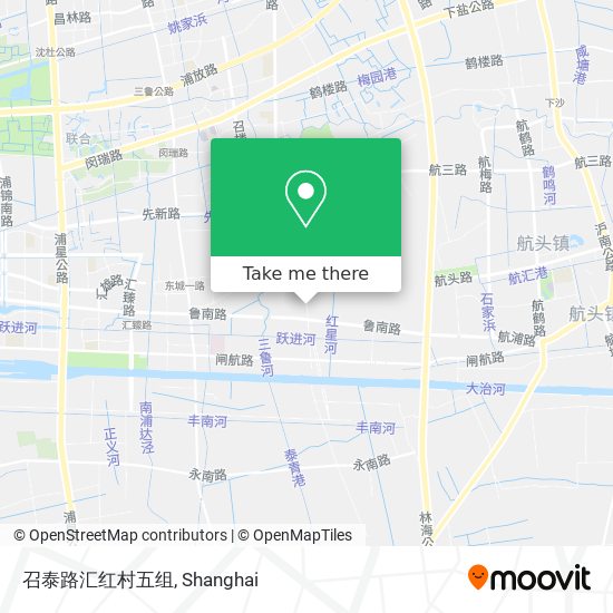 召泰路汇红村五组 map