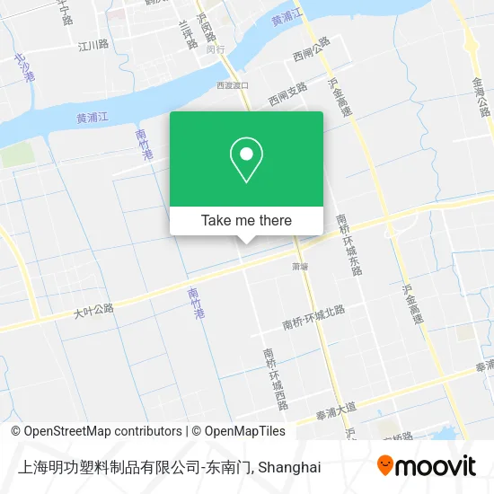 上海明功塑料制品有限公司-东南门 map
