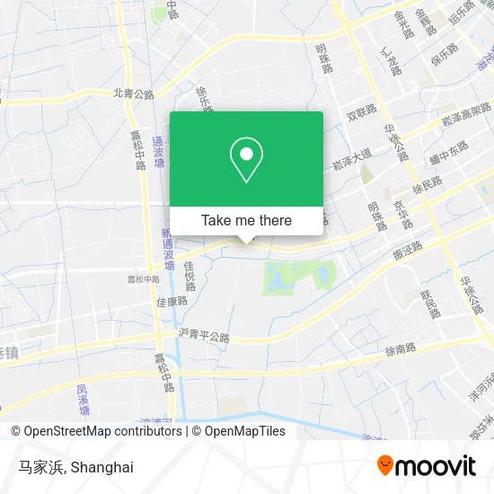 马家浜 map