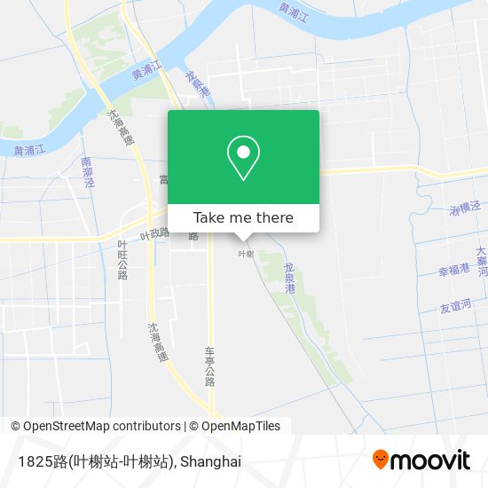 1825路(叶榭站-叶榭站) map