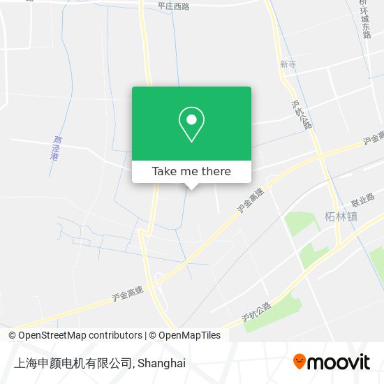 上海申颜电机有限公司 map