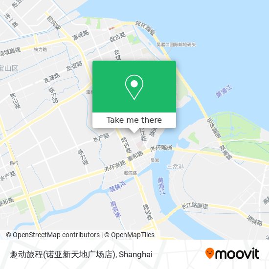 趣动旅程(诺亚新天地广场店) map