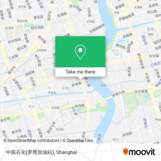 中国石化(罗秀加油站) map