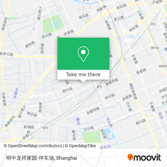 明中龙祥家园-停车场 map